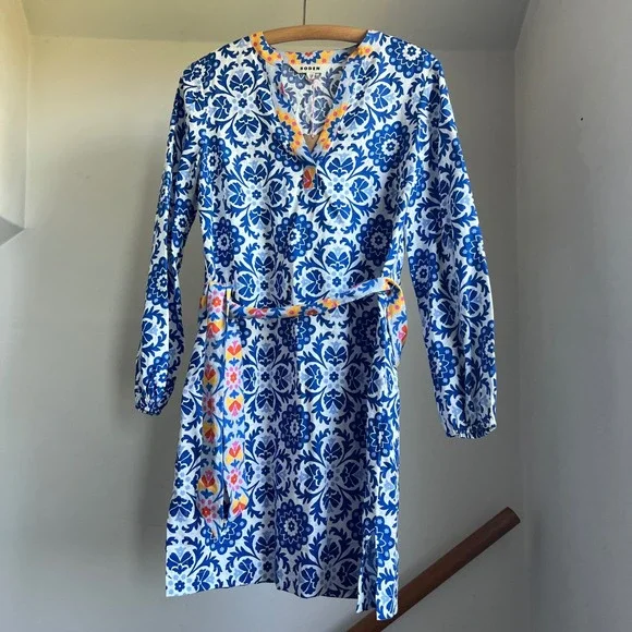 boden cleo linen tie waist dress BODEN Cleo Linen Tie Waist Dress